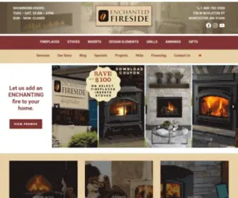 Enchantedfireside.com(& Gift Gallery) Screenshot