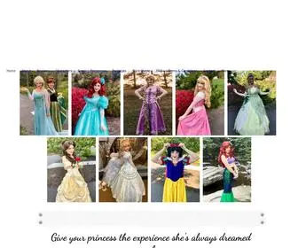 Enchantedprincessesbyalyse.com(Princess Parties) Screenshot