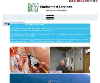 Enchantedservices.com(Electrical Services) Screenshot