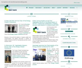 Encharter.org(The International Energy Charter) Screenshot