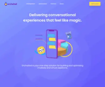 Enchatted.com(Conversational AI) Screenshot