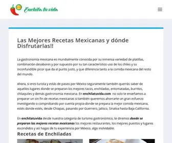 Enchilatuvida.com(Enchilatuvida) Screenshot