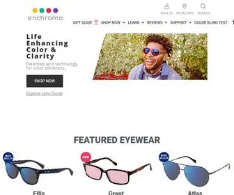 Enchroma.com(EnChroma® Color Blind Glasses) Screenshot