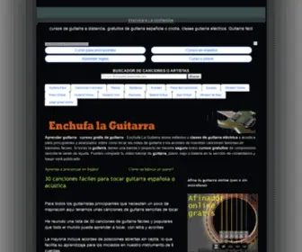 Enchufalaguitarra.com(ENCHUFA LA GUITARRA) Screenshot
