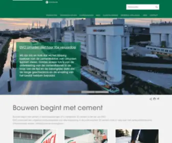 Enci.nl(Bouwen begint met cement) Screenshot