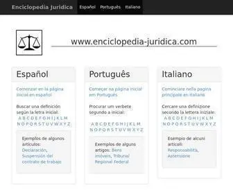 Enciclopedia-Juridica.com(Enciclopedia Juridica) Screenshot
