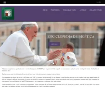 Enciclopediadebioetica.com(Enciclopedia de Bioética) Screenshot