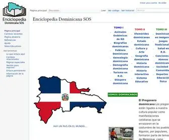 Enciclopediadominicana.org(Enciclopedia Dominicana SOS) Screenshot