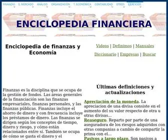 Enciclopediafinanciera.com(Enciclopedia Financiera) Screenshot