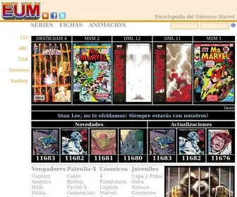 Enciclopediamarvel.com(Enciclopedia del Universo Marvel) Screenshot