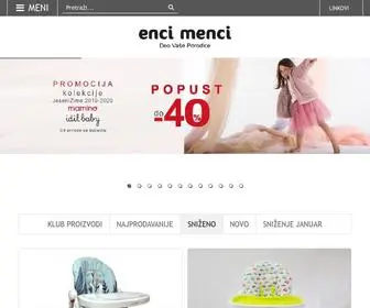 Encimenci.com(Enci Menci online prodavnica) Screenshot