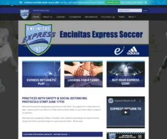 Encinitas-Soccer.org(Encinitas Express Soccer) Screenshot