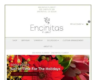 Encinitasflorist.com(ENCINITAS Florist) Screenshot