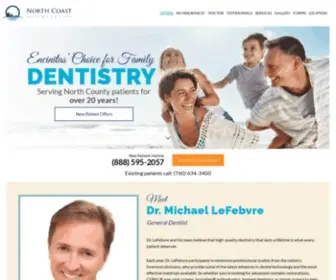 Encinitassmiles.com(Dr. Michael LeFebvre) Screenshot