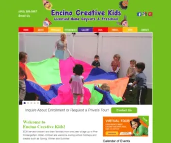 Encinocreativekids.com(Encino Daycare) Screenshot
