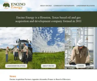Encinoenergy.com(Encino Energy) Screenshot