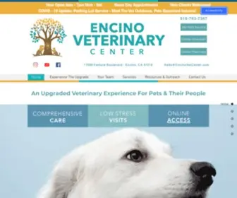 Encinovetcenter.com(Encino veterinary center) Screenshot