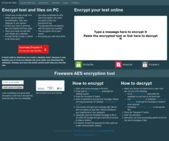 Encipher.it(Encrypt and decrypt text online) Screenshot