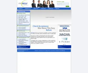 Encirclepayments.com(Check Collection Services) Screenshot