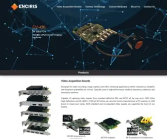 Enciris.com(Video Processing Hardware) Screenshot