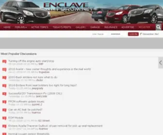 Enclaveforum.net(Buick Enclave Online Community) Screenshot