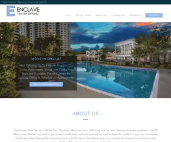 Enclavesilverspringapts.com(Best Apartments in Silver Spring MD) Screenshot