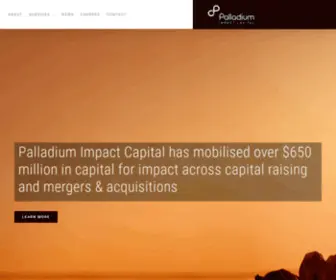 Encludesolutions.com(Palladium Impact Capital) Screenshot