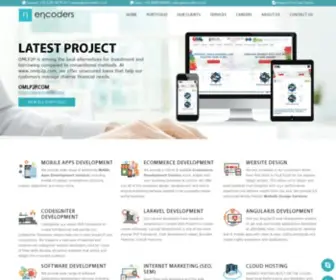 Encoders.co.in(Website Designers) Screenshot