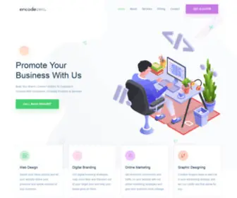 Encodezero.com(Digital Marketing & Software Development Company) Screenshot