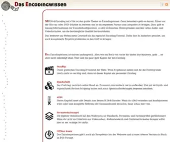 Encodingwissen.de(Das Encodingwissen) Screenshot