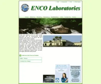 Encolabs.com(ENCO Laboratories) Screenshot