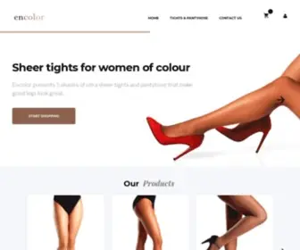Encolorfashions.com(Skin Tone Tights) Screenshot