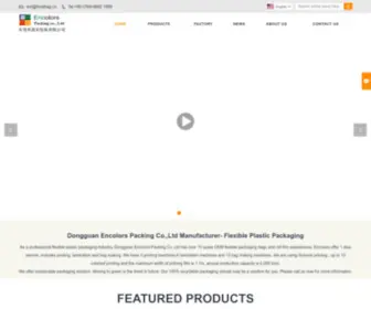 Encolors.com(Dongguan Encolors Packing Co) Screenshot