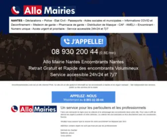 Encombrantsnantes.com(Encombrants Nantes Enlevement Allo Mairie allo) Screenshot