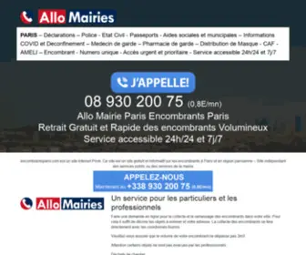 Encombrantsparis.com(Encombrants) Screenshot