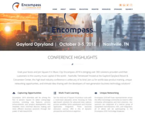 Encompassconference.com(Encompass Conference 2018) Screenshot