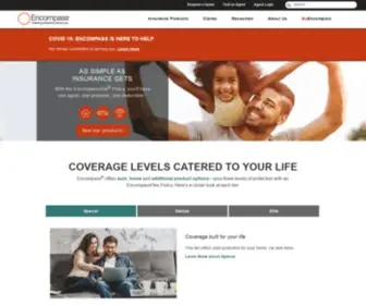 Encompassinsurance.com(Encompass Insurance) Screenshot
