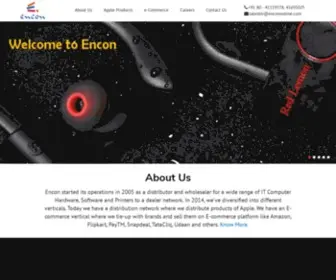 Encononline.com(Encon Impex Pvt Ltd) Screenshot