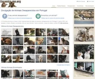 Encontra-ME.org(Divulgação de Animais Desaparecidos em Portugal) Screenshot