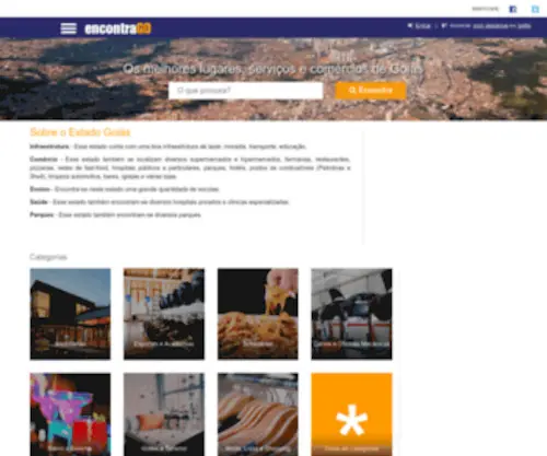 Encontrago.com.br(Guia de empresas e serviços em Goiânia (GO)) Screenshot