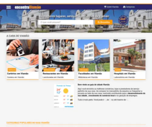 Encontraviamao.com.br(Encontra Viamão) Screenshot