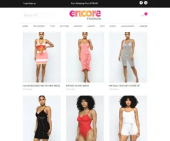 Encore-Fashion.com(Shop Women's Tops) Screenshot