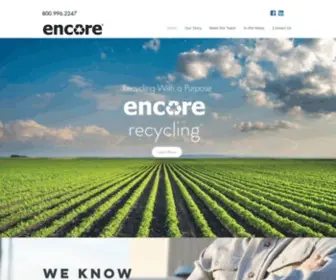 Encore-Recycling.com(Encore Recycling) Screenshot