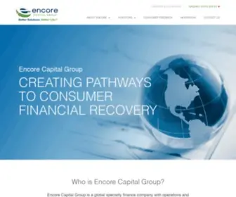 Encorecapital.com(Encore Capital Group) Screenshot