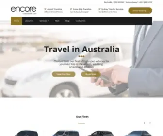 Encorecars.com.au(Encore Corporate Cars) Screenshot