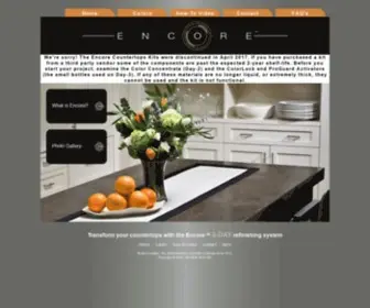 Encorecountertop.com(Encore Decorative Countertops) Screenshot