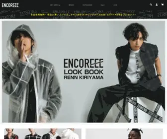 Encoreee.jp(STAMPD、ARCHON、FOG ESSENTIALS 取扱い) Screenshot