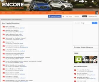 Encoreforums.com(Buick Encore Forum) Screenshot