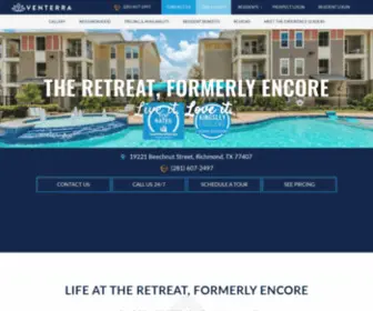 Encoregrandmission.com(The Retreat Apartments) Screenshot