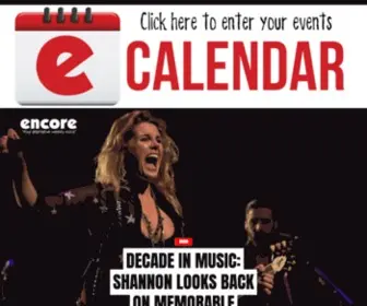 Encorepub.com(Encore magazine covers Wilmington NC's weekly events) Screenshot